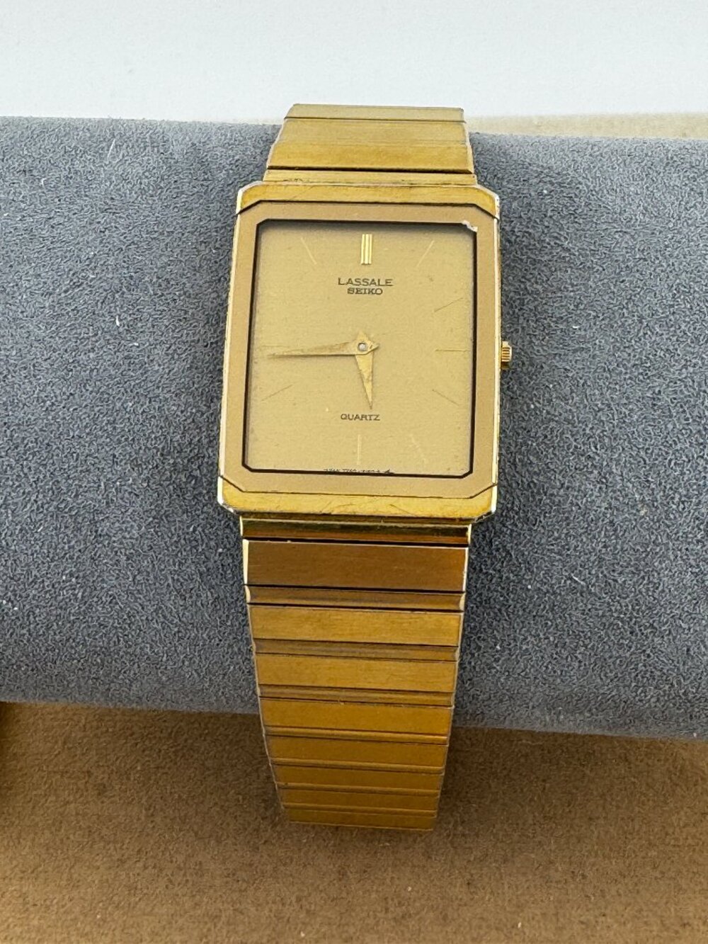 Vintage Lassale by Seiko Unisex 18 Karat Heavy Gold Plated  luxury Watch